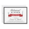 Rehearsal Dinner Classy Red Banner Minimalist
