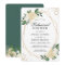 Rehearsal Dinner Gold Glitters Greenery Floral