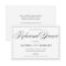 Rehearsal Dinner Invitation Black on Custom Colour