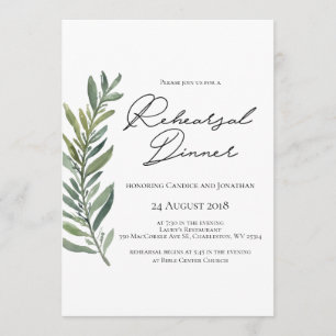 Rehearsal Dinner Invitation Updated