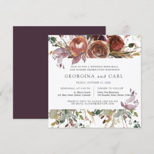 Rehearsal Dinner Invitations   Butterum & Plum