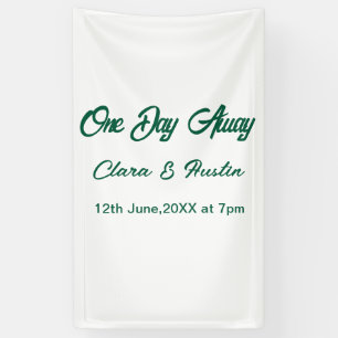 Rehearsal dinner One day away night before name da Banner