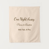 Rehearsal dinner One night away brow orange pastel