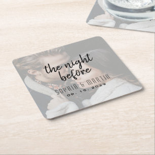 Rehearsal Dinner Photo Coaster