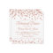 Rehearsal Dinner Rose Gold Glitter Confetti