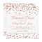 Rehearsal Dinner Rose Gold Glitter Confetti