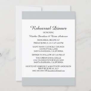 Rehearsal Dinner Template