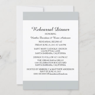 Rehearsal Dinner Template