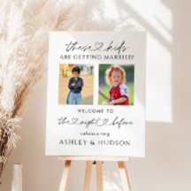 Rehearsal Dinner The Night Before Welcome Sign