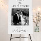 Rehearsal Dinner Welcome Sign with Photo Editable