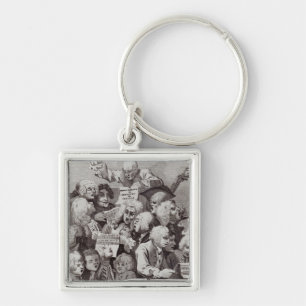 Rehearsal of the Oratorio of Judith, 1734 Keychain
