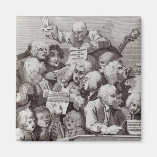 Rehearsal of the Oratorio of Judith, 1734 Magnet