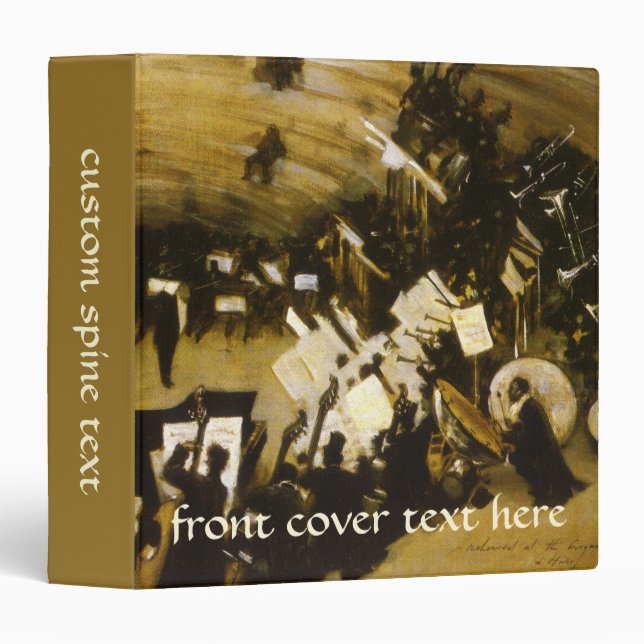 Rehearsal of the Pasdeloup Orchestra by JS Sargent Binder (Front/Spine)