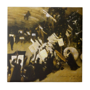 Rehearsal of the Pasdeloup Orchestra by JS Sargent Tile