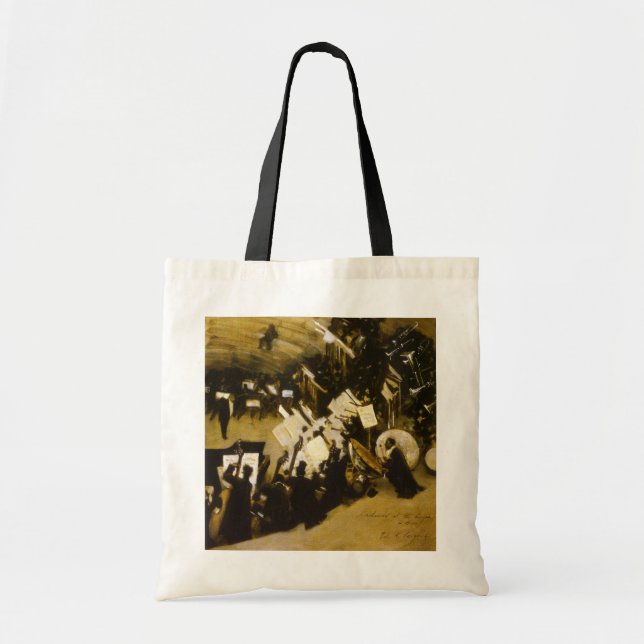 Rehearsal of the Pasdeloup Orchestra by JS Sargent Tote Bag (Front)