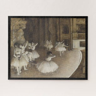 "Rehearsal on Stage" by Edgar Degas Jigsaw Puzzle