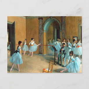 Rehearsal on the Foyer of the Opera La Rue  Postcard