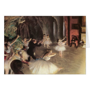 Rehearsal on the Stage by Edgar Degas