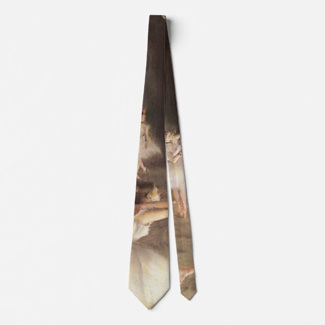 Rehearsal on the Stage by Edgar Degas Tie (Front)