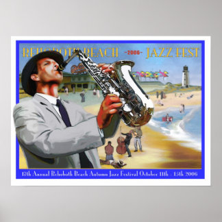 Rehoboth Beach Autumn Jazz Fest 2006 Poster