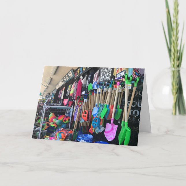 Rehoboth Beach Boardwalk Variety Store Toys Photo Card (Front)