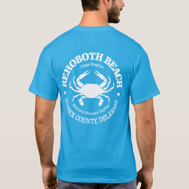 Rehoboth Beach (crab) T-Shirt (Back)