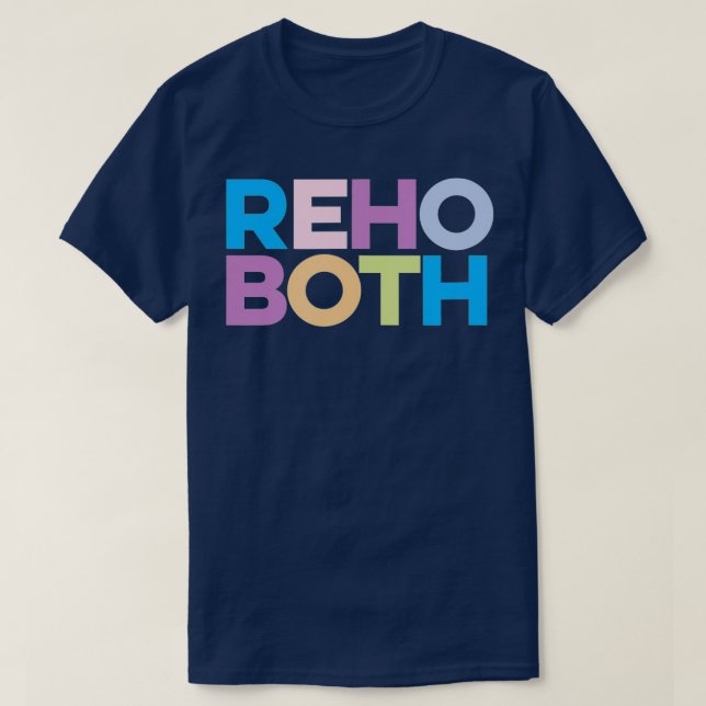 Rehoboth Beach Delaware Colorful Vacation  T-Shirt (Design Front)