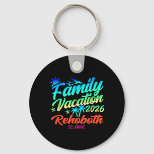 Rehoboth Beach Delaware Family Vacation Summer Keychain