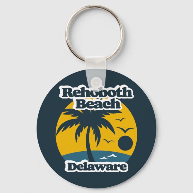 Rehoboth Beach Delaware Keychain (Front)