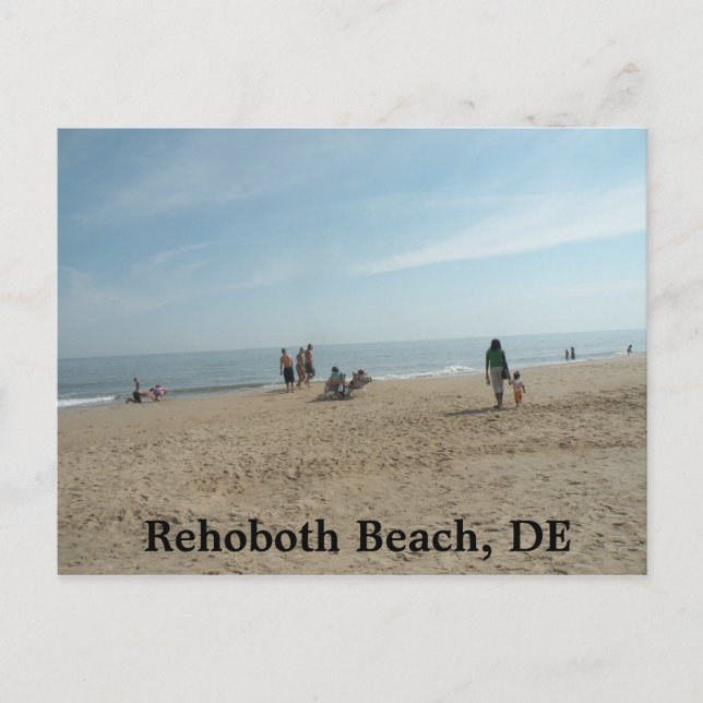 Rehoboth Beach, Delaware Postcard (Front)