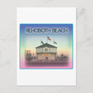 Rehoboth Beach Delaware - Rehoboth Ave Scene Postcard