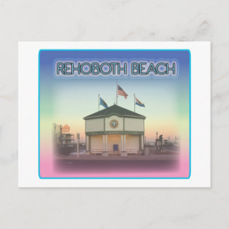 Rehoboth Beach Delaware - Rehoboth Ave Scene Postcard