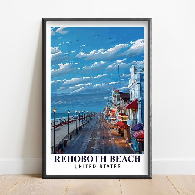 Rehoboth Beach Wall Art - Boardwalk Print - Rehobo (Creator Uploaded)