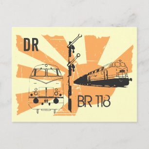 Reichsbahn DDR Design Postcard