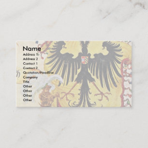 Reichsbanner And Imperial Sword Detail Business Card