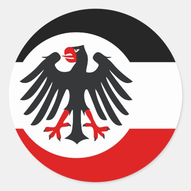 Reichsdienst1933 1935, Germany Classic Round Sticker (Front)