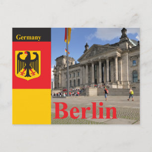 Reichstag building. Berlin, Germany Postcard