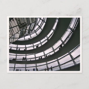 Reichstag Building Berlin Modern Architecture Postcard