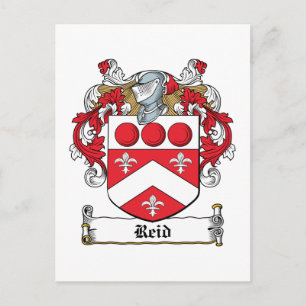 Reid Family Crest Postcard