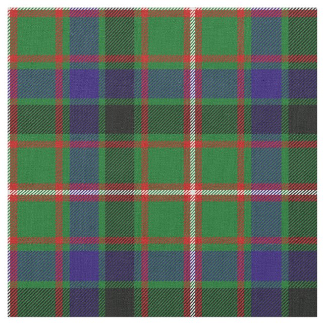 Reid Tartan Print Fabric (Close Up)