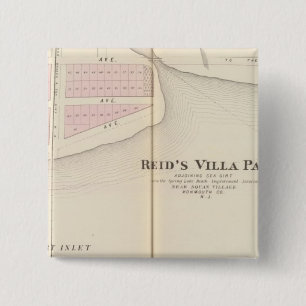 Reid's Villa Park, NJ 2 Inch Square Button