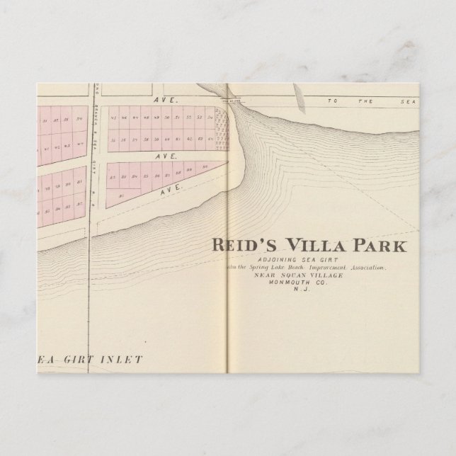 Reid's Villa Park, NJ Postcard (Front)