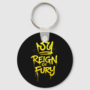 Reign of Fury Martial Arts BJJ MMA Boxing Keychain