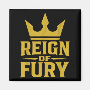 Reign of Fury Martial Arts MMA Boxing Lifestyle Magnet