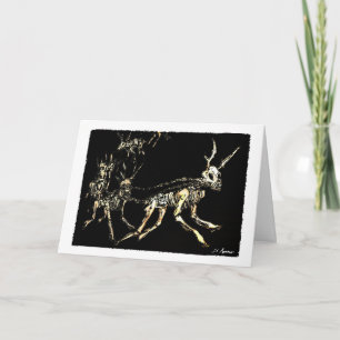 Reign of the Reindeer Christmas Card