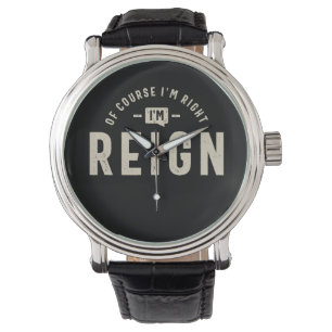 Reign Personalized Name Watch