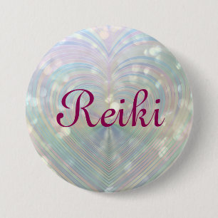 Reiki 3 Inch Round Button