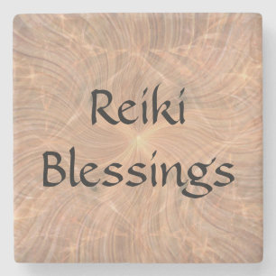 Reiki Blessings Stone Coaster