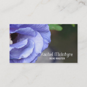 Reiki Blue Hibiscus Business Card