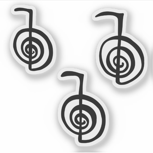 Reiki : Cho Ku Rei : Le Pack Sticker Power Symbol (Devant)